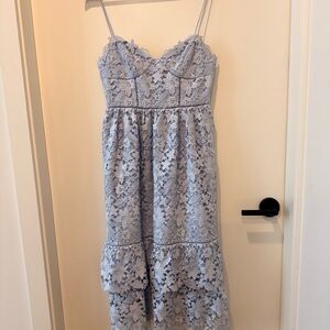 Club Monaco Light Blue Lace Dress